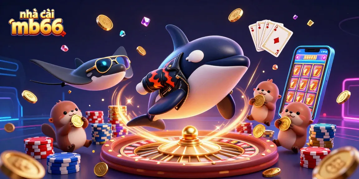Experience exciting wins at nhà cái mb66 with a vibrant underwater casino theme.