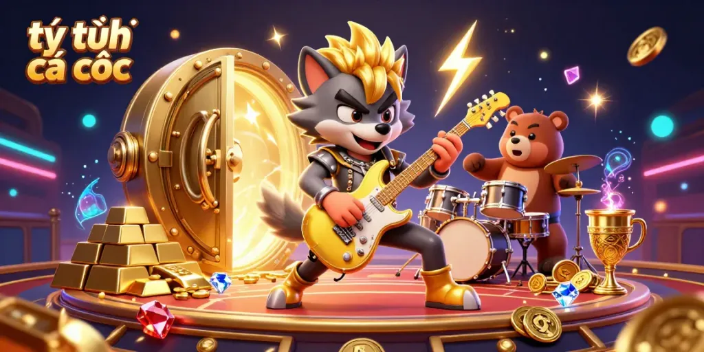 Engage in thrilling tỷ lệ cá cược betting with a vibrant 3D illustration showcasing dynamic casino elements.