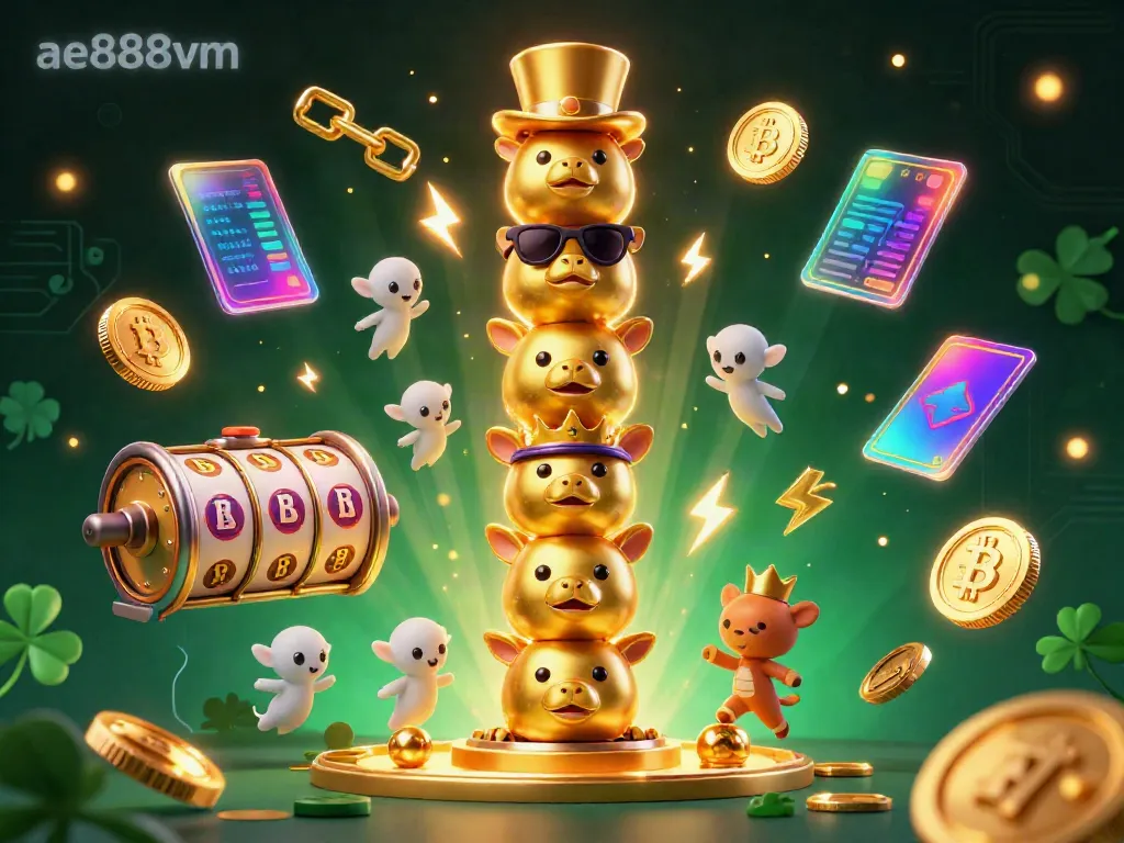 Spin the lucky reels at ae888vm, featuring vibrant animation and dynamic casino elements.