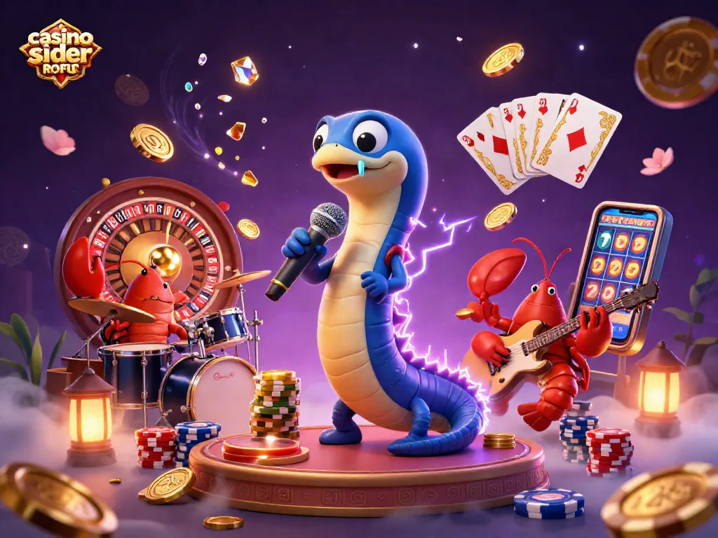 Experience casino sider uden ROFUS with an electric eel DJ, lobster drummer, and seahorse guitarist.
