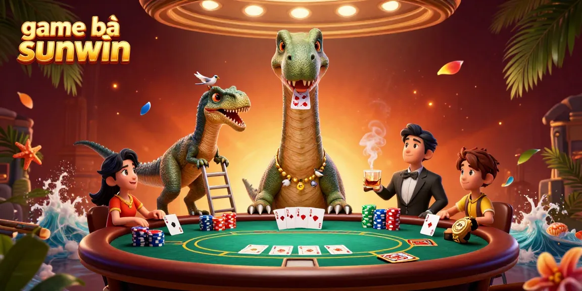 Experience thrilling gameplay with game bài sunwin in a vibrant casino scene featuring dynamic characters and rich details.