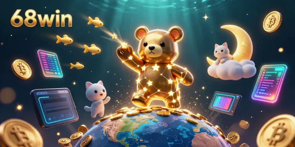 Experience thrilling gameplay with 68win, featuring vibrant casino elements and characters!